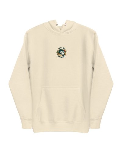 HOODIE LET’S GO BANANAS / XL / Bone