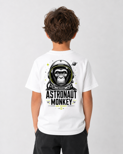 CAMISETA KIDS ASTRONAUT MONKEY