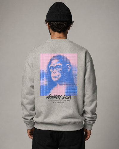 SUDADERA MONKEY LISA